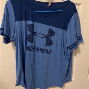 T shirt oversized blue under armor